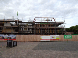 Buildings under construction at the Groeneplaats square at Den Burg