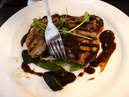 Texel lamb leg at the Brasserie de Lindeboom restaurant at Den Burg