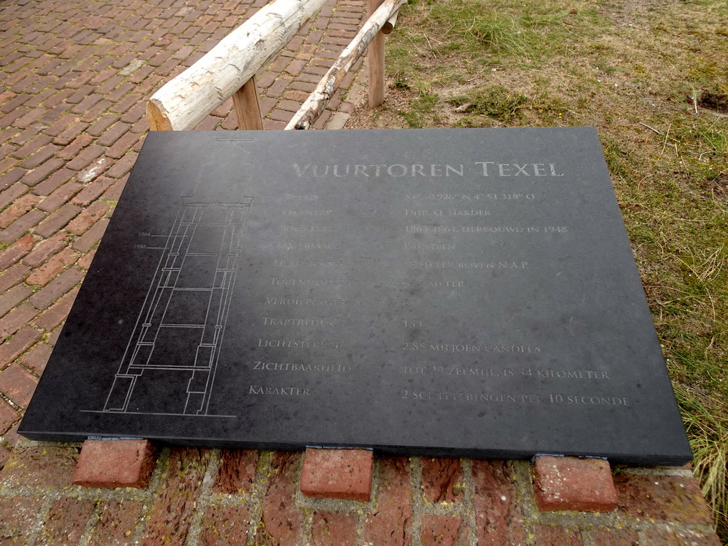 Information on the Lighthouse Texel at De Cocksdorp
