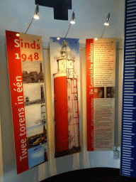 Information on the old and the new lighthouse and the Georgian revolt at the fourth floor of the Lighthouse Texel at De Cocksdorp