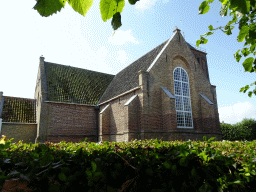 Northeast side of the Maartenskerk church at the Kerkplein square at Oosterend