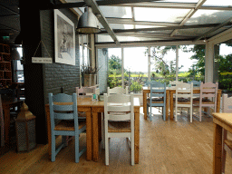 Interior of the Strends End restaurant at Oosterend