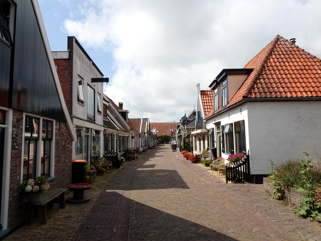 The Peperstraat street at Oosterend