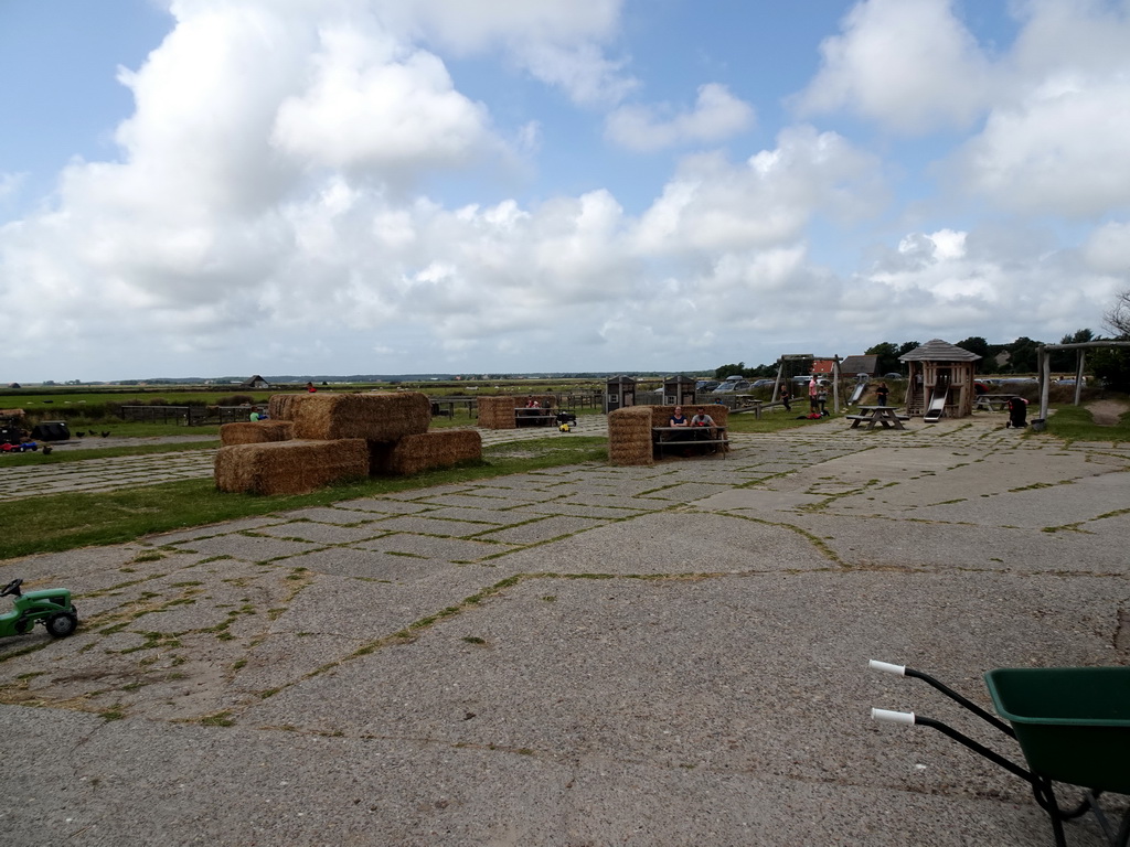 The outside area of the Texel Sheep Farm at Den Burg