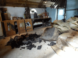 Interior of a workplace at the Texel Sheep Farm at Den Burg