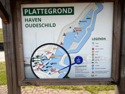 Map of the harbour of Oudeschild
