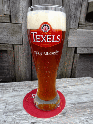 Texels Skuumkoppe beer at the Havenhotel Texel at Oudeschild