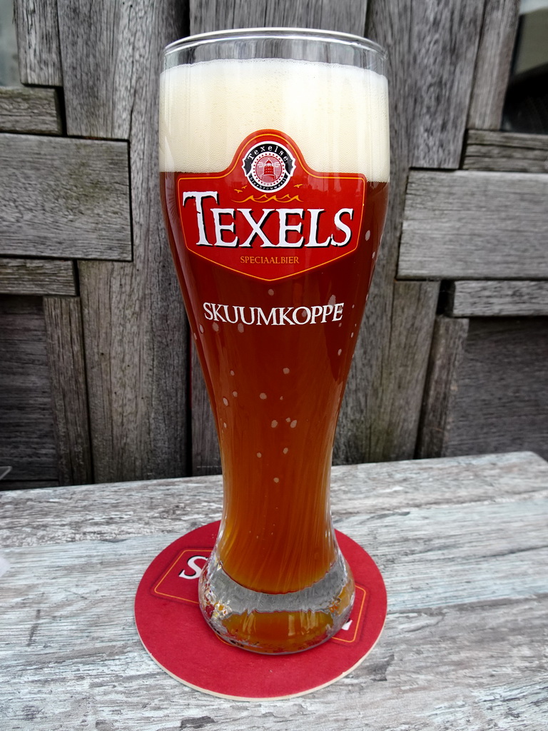 Texels Skuumkoppe beer at the Havenhotel Texel at Oudeschild