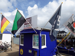 Tour boat information point in the harbour of Oudeschild