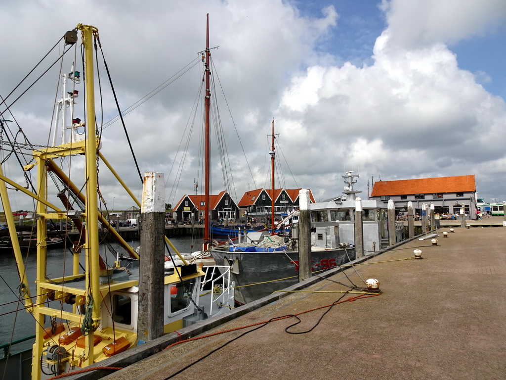 Boats in the harbour of Oudeschild