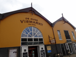 Front of the Oude Vismarkt van Texel store at the Vlamkast street at Oudeschild