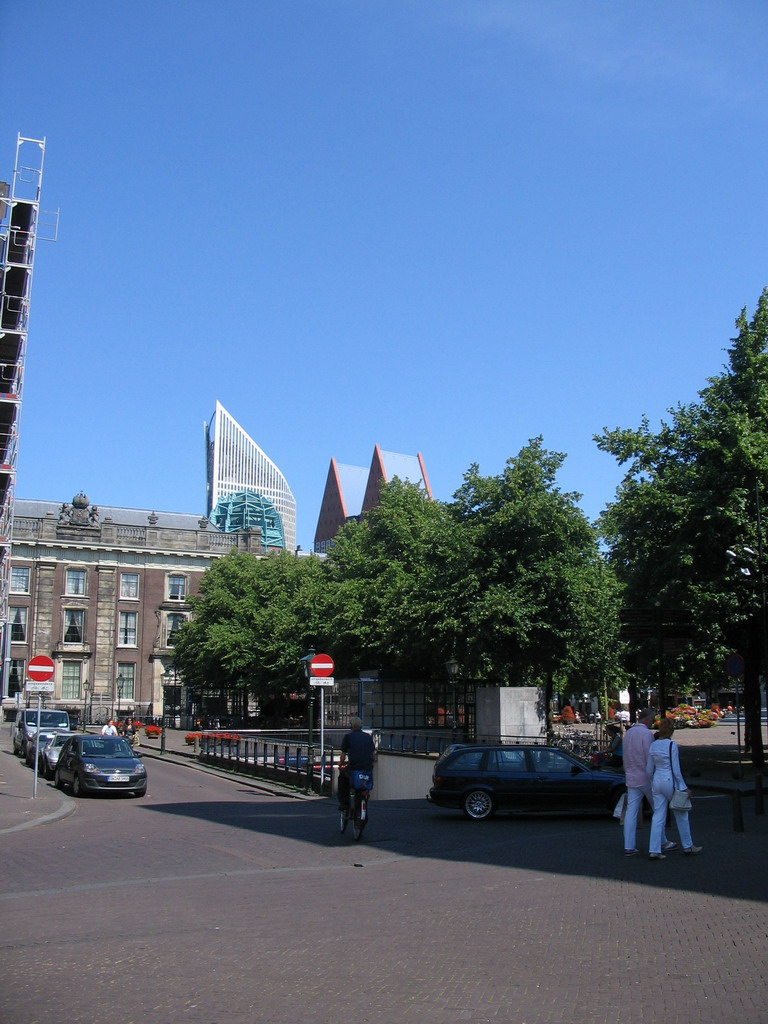 The Plein square, viewed from the northwest side