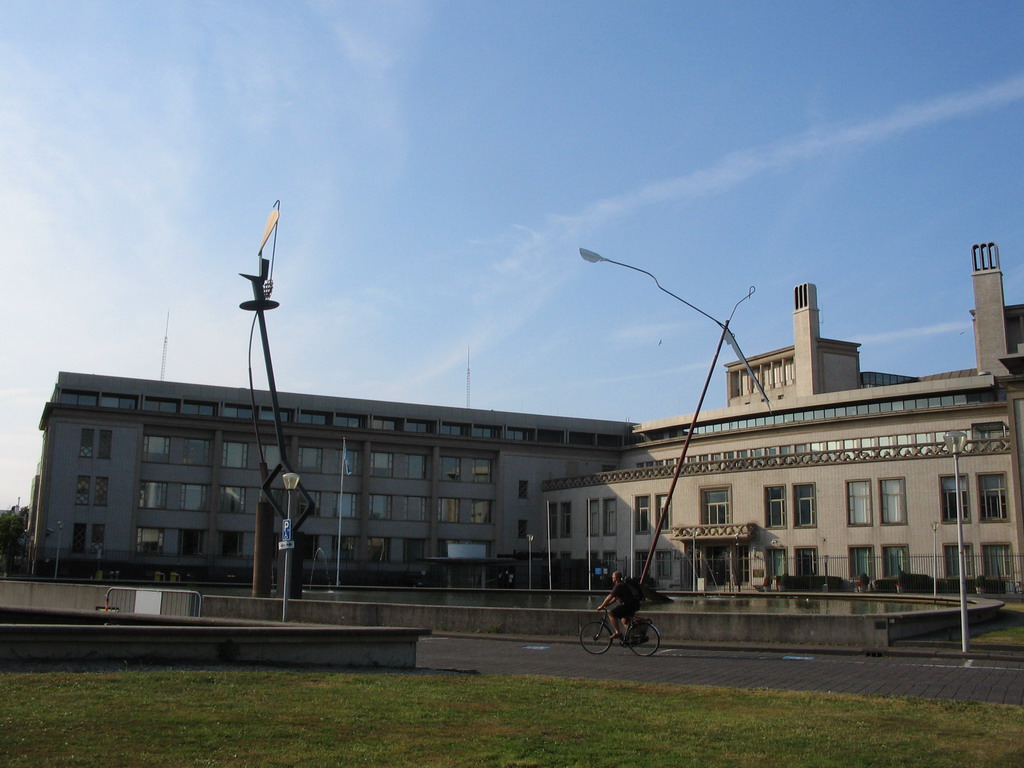 Front of the International Criminal Tribunal for the former Yugoslavia at the Churchillplein square
