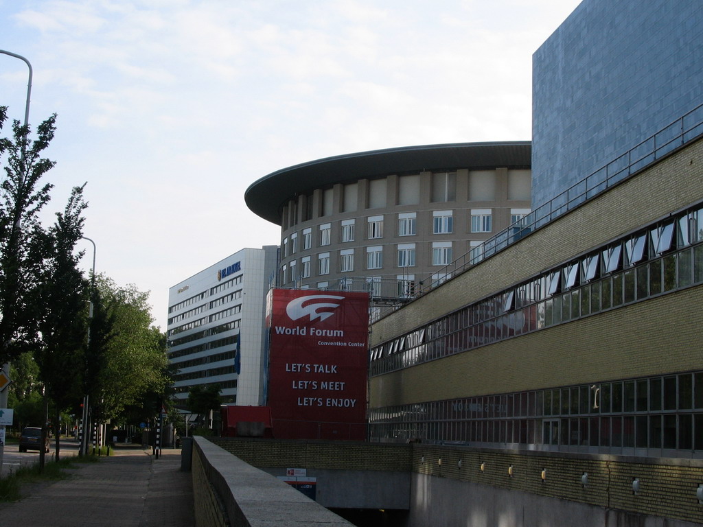 East side of the World Forum building and the OPCW building at the Johan de Wittlaan street