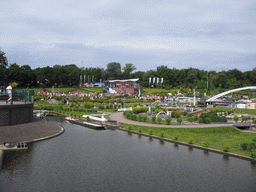 The west side of the Madurodam miniature park, viewed from the entrance