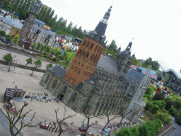 Scale model of the St. John`s Cathedral of Den Bosch at the Madurodam miniature park