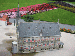 Scale model of the City Hall of Gouda at the Madurodam miniature park