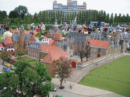 Scale models of the Markiezenhof of Bergen op Zoom and other buildings at the Madurodam miniature park