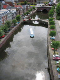 Scale model of a canal of Amsterdam at the Madurodam miniature park