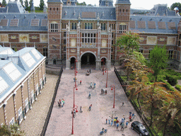 Scale model of the Rijksmuseum of Amsterdam at the Madurodam miniature park