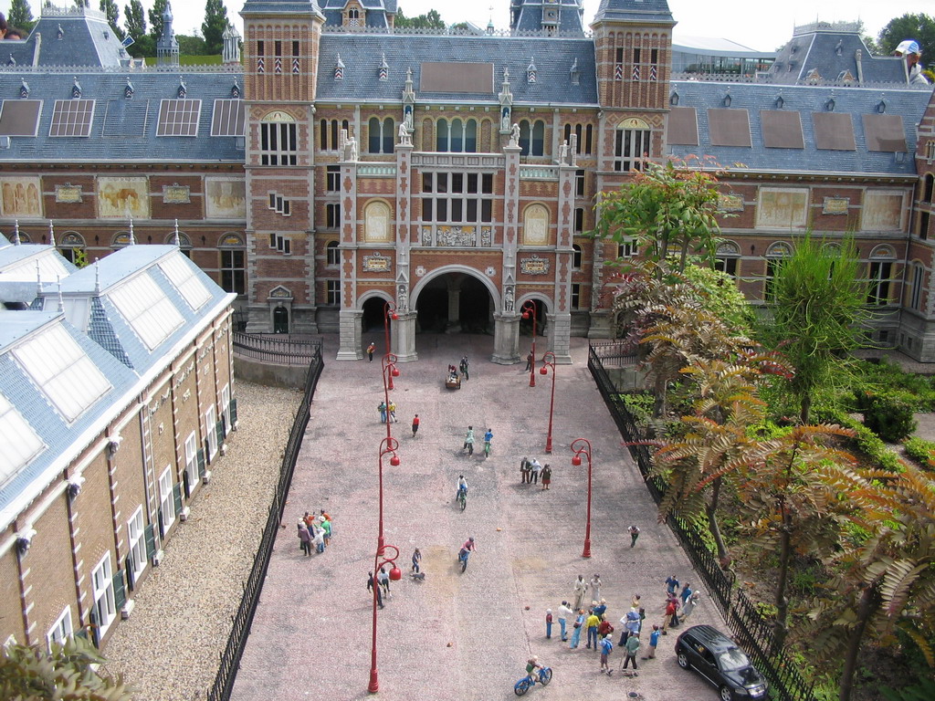 Scale model of the Rijksmuseum of Amsterdam at the Madurodam miniature park