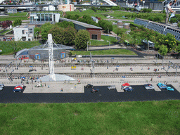 Scale model of the Rotterdam Blaak Railway Station at the Madurodam miniature park
