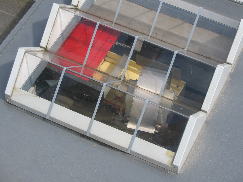 Scale model of a roof window at the Madurodam miniature park