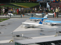 Scale model of Schiphol Airport at the Madurodam miniature park