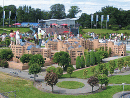 Scale model of the headquarters of the ING Bank of Amsterdam at the Madurodam miniature park