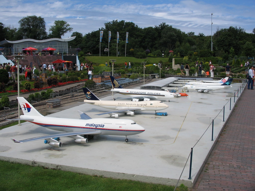 Scale model of Schiphol Airport at the Madurodam miniature park