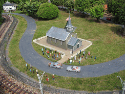 Scale model of a wedding chapel at the Madurodam miniature park