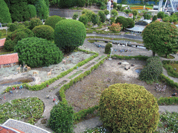 Scale model of the Diergaarde Blijdorp zoo of Rotterdam at the Madurodam miniature park