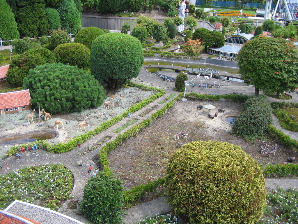 Scale model of the Diergaarde Blijdorp zoo of Rotterdam at the Madurodam miniature park