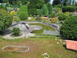 Scale model of the Diergaarde Blijdorp zoo of Rotterdam at the Madurodam miniature park
