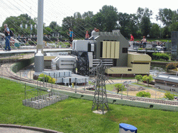 Scale model of the Electrabel Power Plant of Nijmegen at the Madurodam miniature park