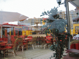 Beach pavilion at the Strandweg street of Scheveningen