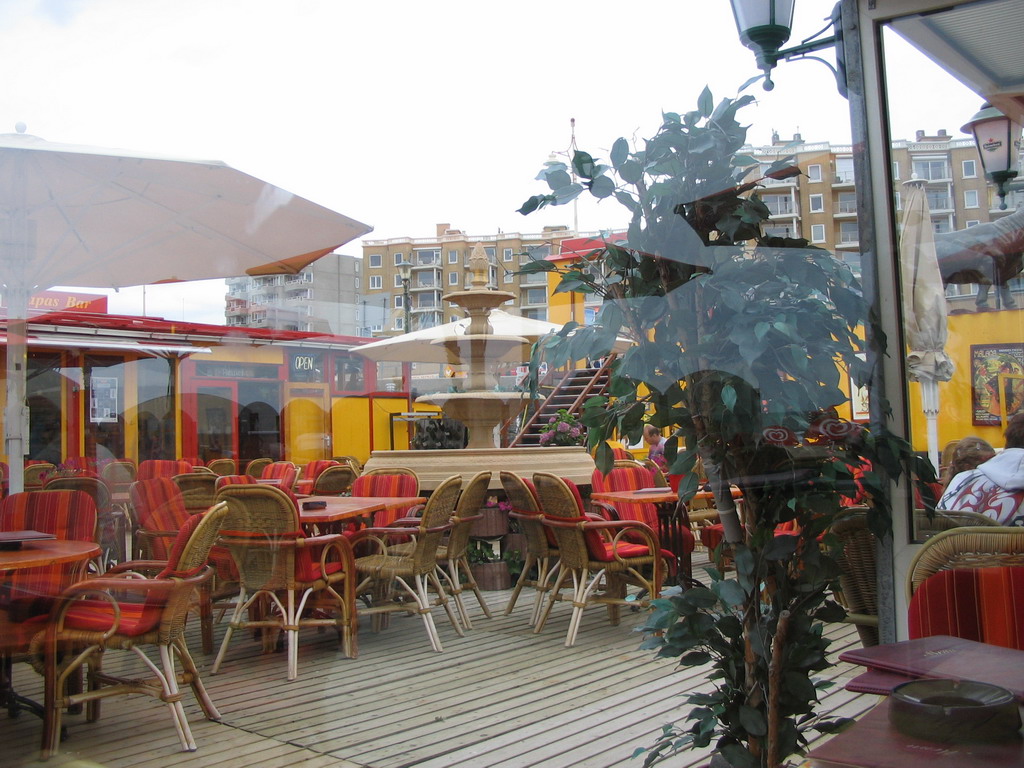 Beach pavilion at the Strandweg street of Scheveningen