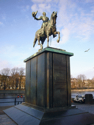 Statue of Koning Willem II on the Buitenhof