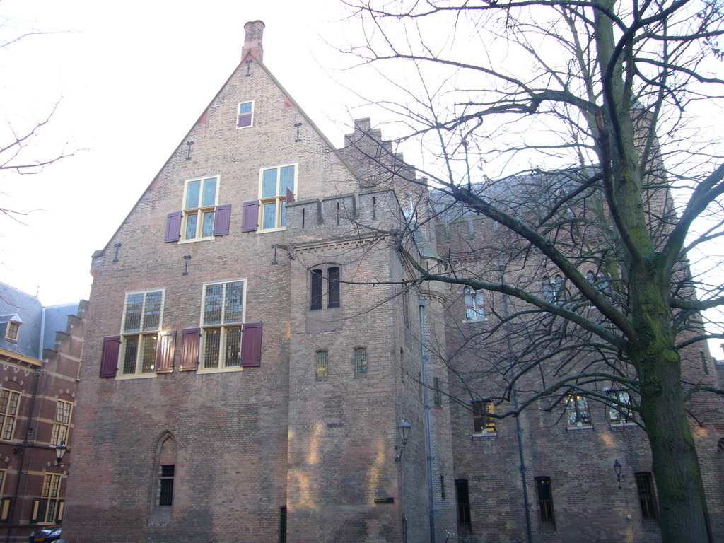 Back side of the Ridderzaal, at the Binnenhof