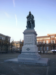 Statue of King Willem I on the Plein square