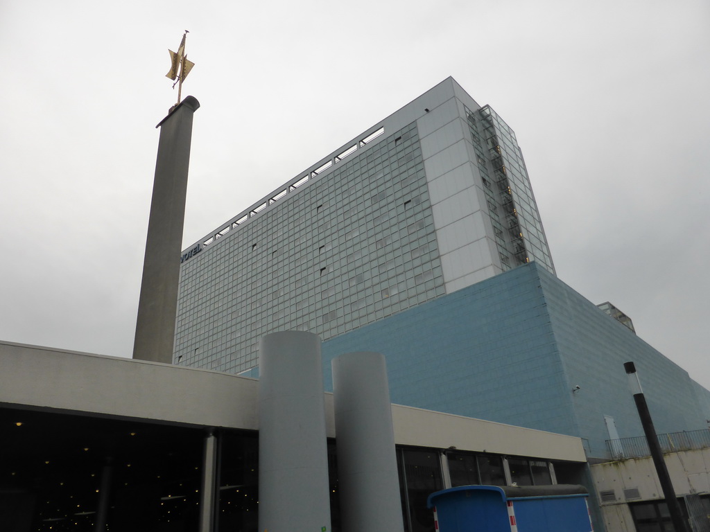 Front of the World Forum conference center at the Churchillplein square