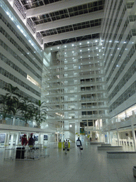 Inside the City Hall, by night