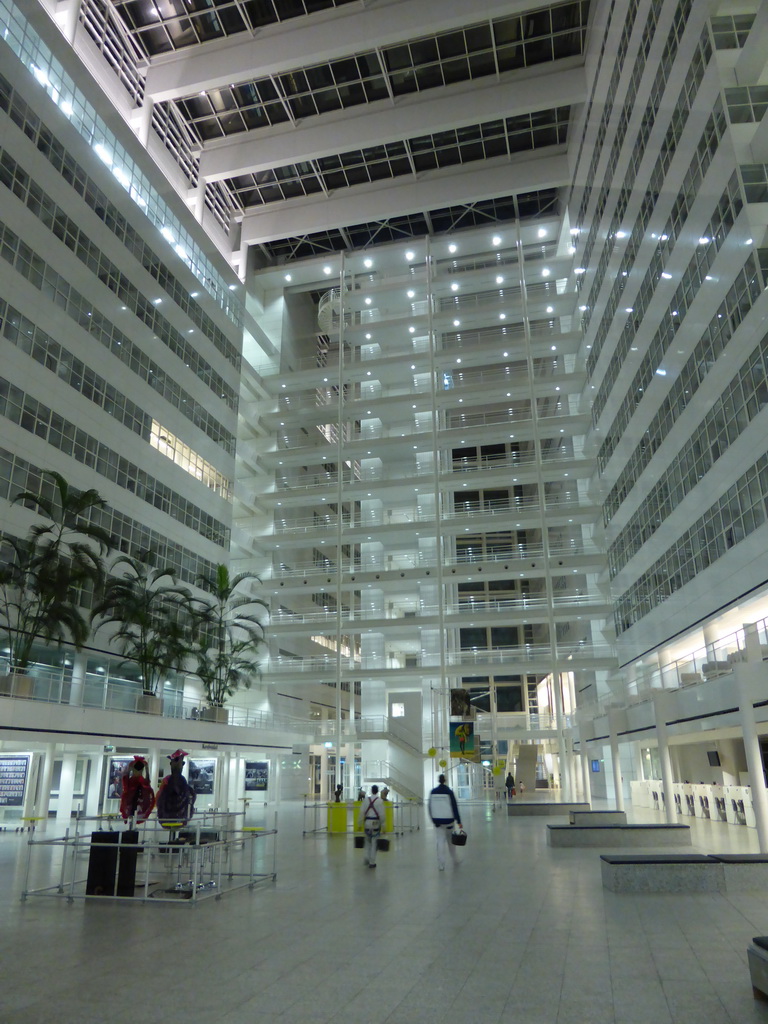 Inside the City Hall, by night