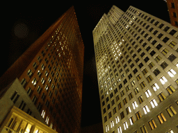 Buildings of the Ministry of Security and Justice and the Ministry of the Interior and Kingdom Relations, by night