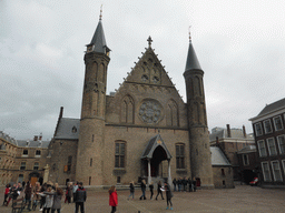 The Ridderzaal building at the Binnenhof square