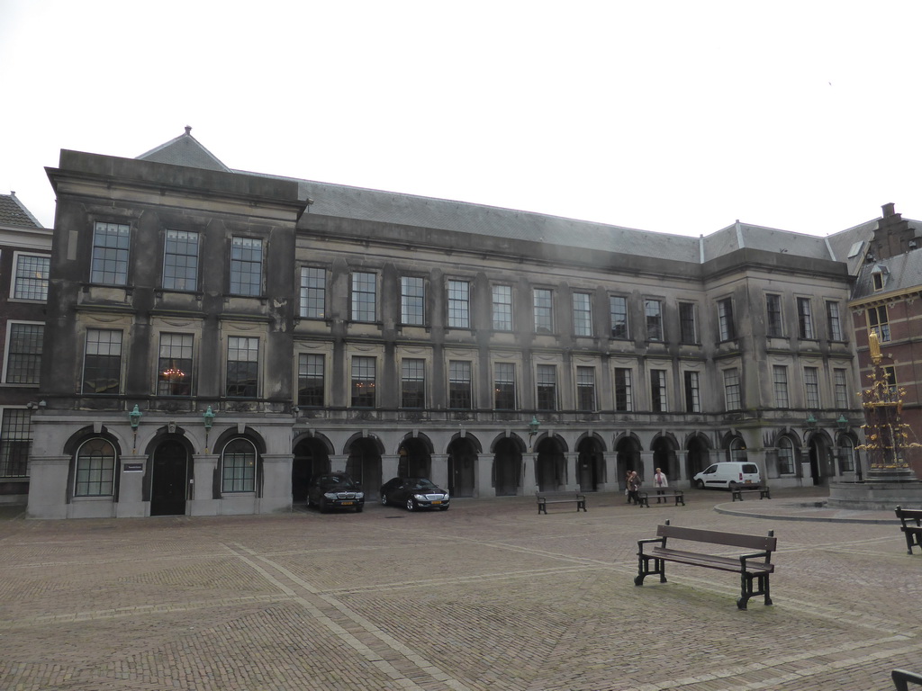 The Tweede Kamer building at the Binnenhof square