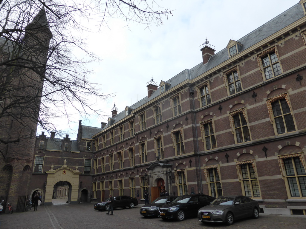 The Ministry of General Affairs building at the Binnenhof square