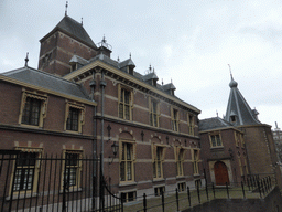 Northeast side of the Binnenhof buildings with the Torentje tower