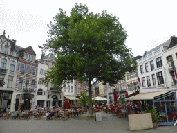 Restaurants and tree at the Plaats square