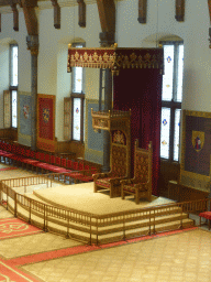 The thrones in the Ridderzaal building